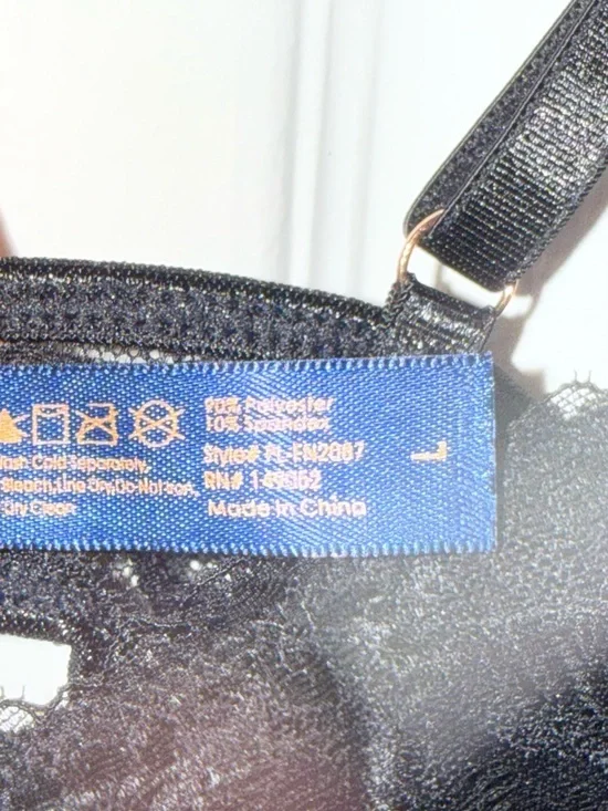 Fashion Nova Black Lace & Mesh Babydoll Chemise NWT - Large - Picture 5 of 5